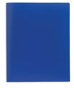 Office DepotĀ® Brand School-Grade 2-Pocket Poly Folder, Letter Size, Blue
