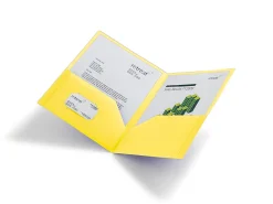 Office DepotĀ® Brand School-Grade 2-Pocket Poly Folder, Letter Size, Yellow