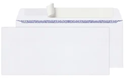 Office Depot® Brand #10 Security Envelopes, 4-1/8" x 9-1/2", Clean Seal, White, Box Of 100