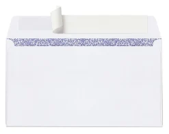 Office Depot® Brand #6 3/4 Security Envelopes, 3-5/8" x 6-1/2", Clean Seal, White, Box Of 100