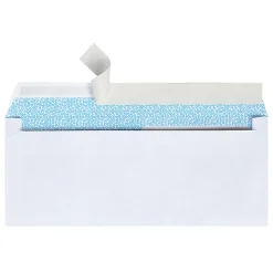 Office DepotĀ® Brand #8 5/8 Security Envelopes, Double Window, 3-5/8" x 8-5/8", Clean Seal, White, Box Of 250