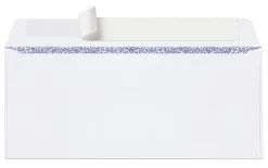 Office Depot® Brand #9 Security Envelopes, Double Window, 3-7/8" x 8-7/8", Clean Seal, White, Box Of 250