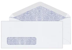 Office Depot® Brand #10 Security Envelopes, Left Window, 4-1/8