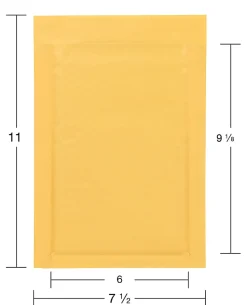 Office DepotĀ® Brand Self-Sealing Bubble Mailers, Size 0, 6" x 9 1/8", Box Of 250