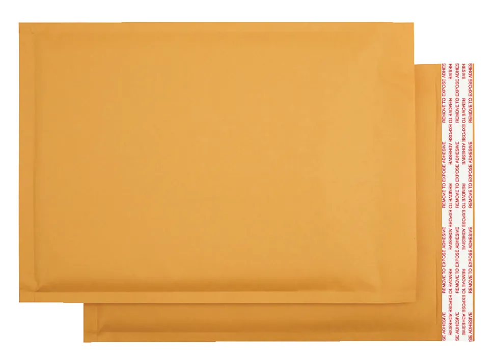 Office Depot® Brand Self-Sealing Bubble Mailers, Size 5, 10 1/2" x 15", Pack Of 12