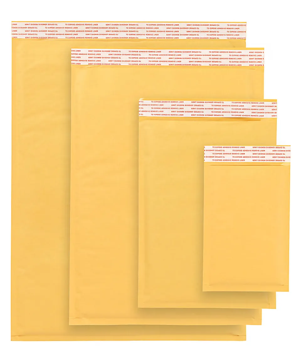 Office Depot® Brand Self-Sealing Bubble Mailers, Size 5, 10 1/2" x 15 1/8", Box Of 100