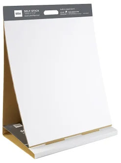 Office Depot® Brand Self-Stick Tabletop Easel Pad, 20" x 23", 20 Sheets, 30% Recycled, White