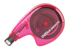 Office Depot® Brand Side-Application Correction Tape, 1 Line x 392", Assorted Colors, Pack Of 6