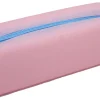 Office Depot® Brand Silicone Pencil Pouch, 2-3/8" x 7-7/8", Light Pink