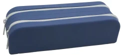 Office Depot® Brand Silicone Pencil Pouch, 2-3/8" x 7-7/8", Navy