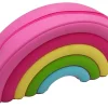Office Depot® Brand Silicone Pencil Pouch, 5" x 9-1/2", Bright Rainbow