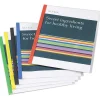 Office Depot® Brand Sliding Bar Report Covers, Clear/Assorted, Pack Of 6