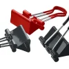 Office Depot® Brand Soft-Grip Medium Binder Clips, 1 1/4", 5/8" Capacity, Assorted Colors, Pack Of 12