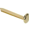 Office Depot® Brand Solid Brass-Plated Round-Head Fasteners, 3/4", Pack Of 100