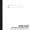 Office Depot® Brand Standard Composition Book, 6-7/8" x 8-1/2", Wide Ruled, 40 Sheets