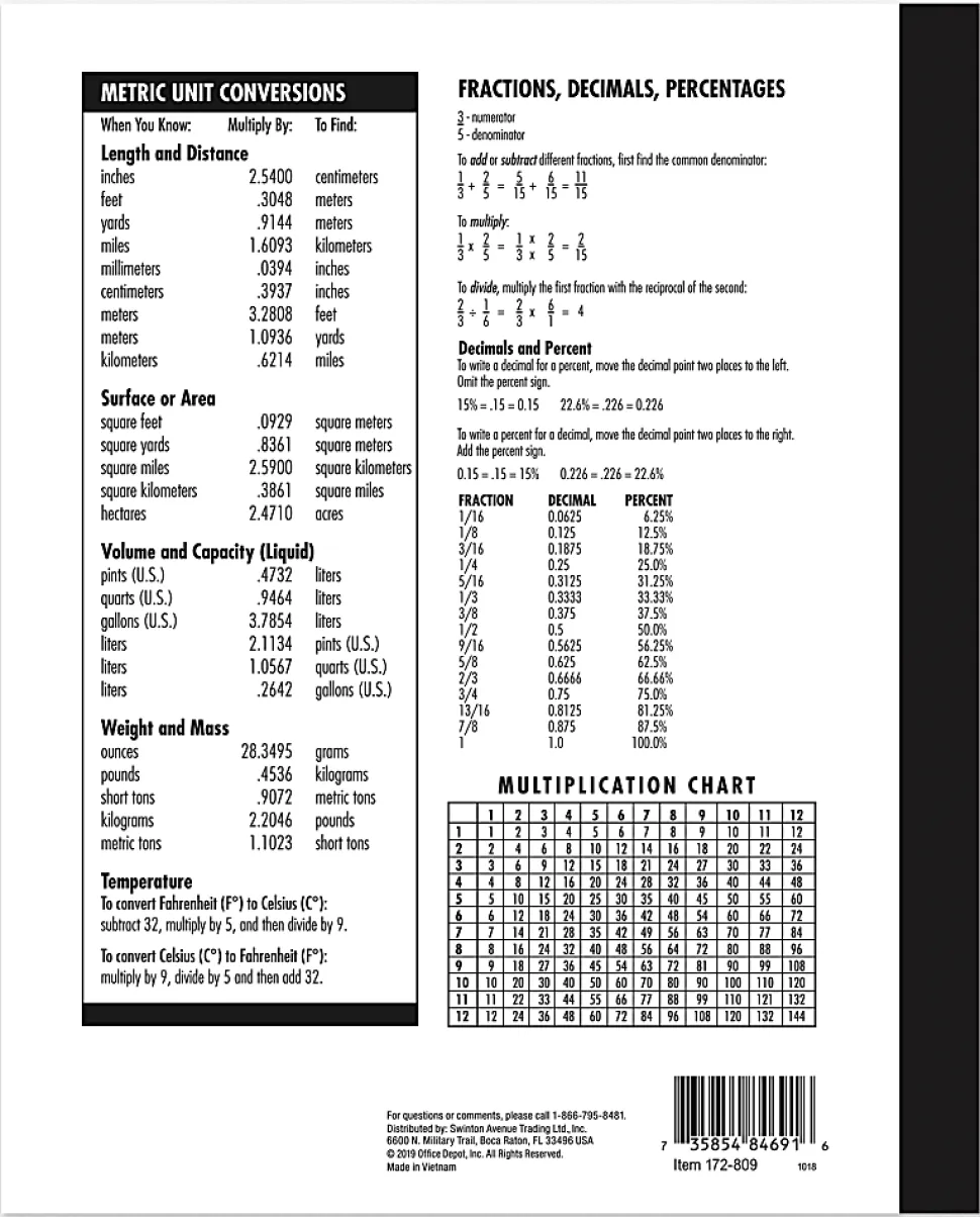 Office Depot® Brand Standard Composition Book, 6-7/8" x 8-1/2", Wide Ruled, 40 Sheets
