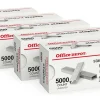 Office Depot® Brand Standard Staples, 1/4", 5,000 Staples Per Pack, Box Of 5 Packs