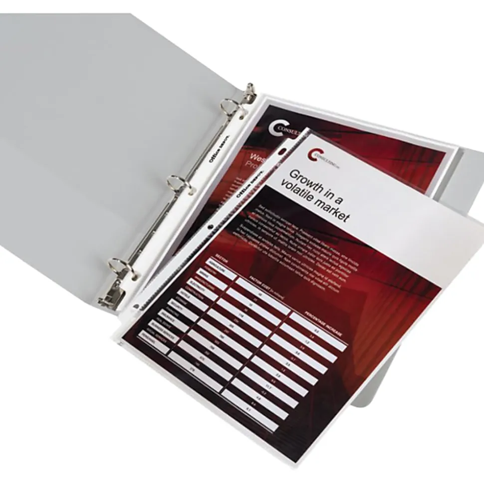 Office Depot® Brand Standard Weight Sheet Protectors, 8-1/2" x 11", Clear, Pack Of 200