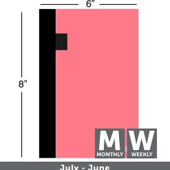 2026-2027 Office Depot® Brand Stellar Academic Weekly/Monthly Planner, 5-1/2