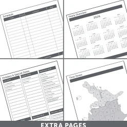 2026-2027 Office Depot® Brand Stellar Academic Weekly/Monthly Planner, 5-1/2
