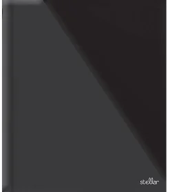 Office DepotĀ® Brand Stellar Laminated 3-Prong Paper Folder, Letter Size, Black