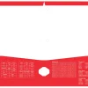 Office Depot® Brand Stellar Laminated 2-Pocket Paper Folder, Letter Size, Red