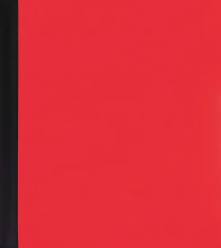 Office DepotĀ® Brand Stellar Notebook With Spine Cover, 8-1/2" x 11", 1 Subject, College Ruled, 100 Sheets, Red