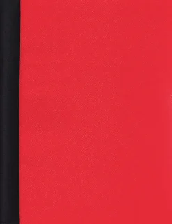 Office Depot® Brand Stellar Notebook With Spine Cover, 6" x 9-1/2", 3 Subject, College Ruled, 120 Sheets, Red