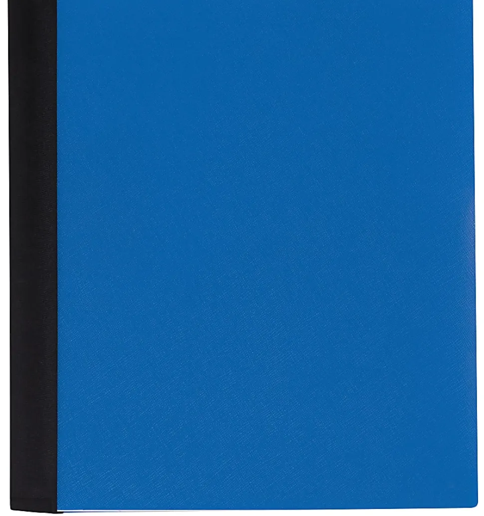 Office Depot® Brand Stellar Notebook With Spine Cover, 8-1/2" x 11", 5 Subject, College Ruled, 200 Sheets, Blue