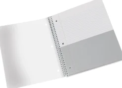 Office DepotĀ® Brand Stellar Poly Notebook, 8-1/2" x 11", 5 Subject, College Ruled, 200 Sheets, Blush