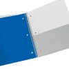 Office Depot® Brand Stellar Poly Notebook, 8-1/2" x 11", 3 Subject, College Ruled, 150 Sheets, Blue