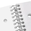 Office Depot® Brand Stellar Poly Notebook, 8-1/2" x 11", 5 Subject, College Ruled, 200 Sheets, Baby Blue