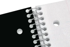 Office Depot® Brand Stellar Poly Notebook, 8" x 10 1/2", 1 Subject, Wide Ruled, 100 Sheets, Black