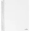 Office Depot® Brand Stellar Poly Notebook, 8-1/2" x 11", 5 Subject, College Ruled, 200 Sheets, White