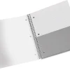 Office Depot® Brand Stellar Poly Notebook, 8" x 10 1/2", 1 Subject, Wide Ruled, 100 Sheets, White