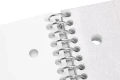 Office Depot® Brand Stellar Poly Notebook, 8" x 10 1/2", 1 Subject, Wide Ruled, 100 Sheets, White