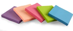 Office DepotĀ® Brand Sticky Notes, 3" x 3", Assorted Neon Colors, 100 Sheets Per Pad, Pack Of 6 Pads, 21332BRIGHT6PKST