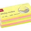 Office Depot® Brand Sticky Notes, 3" x 3", Assorted Neon Colors, 100 Sheets Per Pad, Pack Of 12 Pads, 21332-BRIGHT