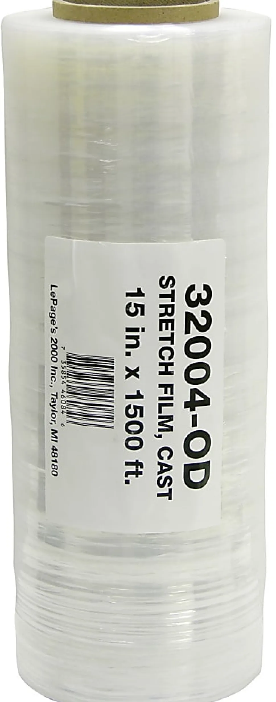 Office Depot® Brand Stretch Wrap Film, 15" x 1500' Roll, Clear