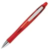 Office Depot® Brand Super Comfort Grip Retractable Ballpoint Pens, Medium Point, 1.0 mm, Red Barrels, Red Ink, Pack Of 12