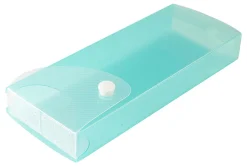 Office Depot® Brand Textured Slider Pencil Box, Assorted Colors