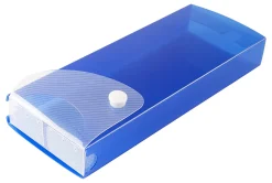 Office Depot® Brand Textured Slider Pencil Box, Assorted Colors