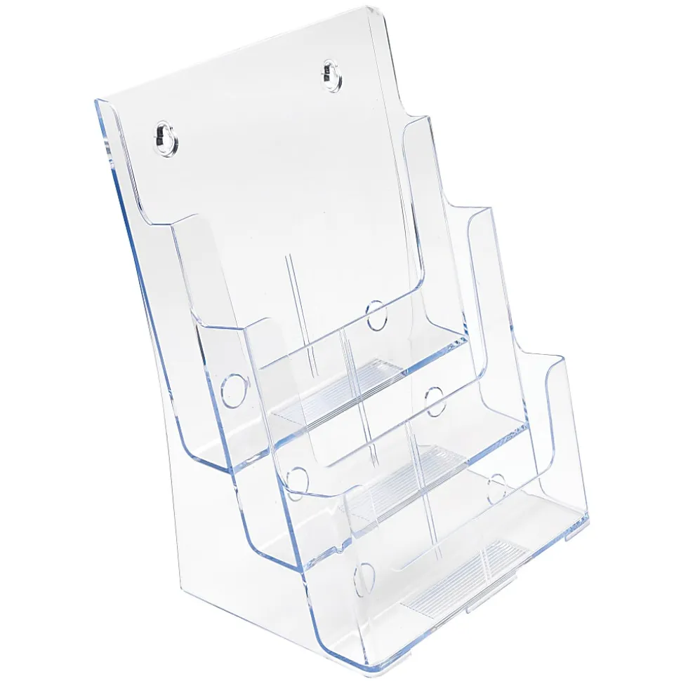 Office Depot® Brand 3-Tier Magazine Holder, 12-11/16"H x 9-1/2"W x 6-1/4"D