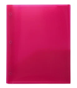 Office Depot® Brand Translucent 2-Pocket Folder With Fasteners, Letter Size, Assorted Colors