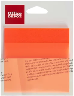 Office Depot® Brand Translucent Sticky Notes, 3