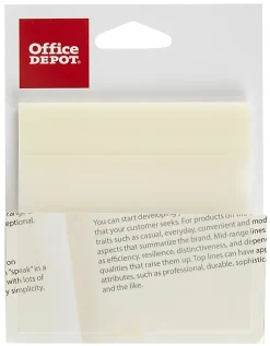 Office Depot® Brand Translucent Sticky Notes, 3