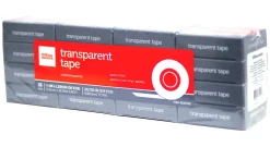 Office Depot® Brand Transparent Tape Refills, 3/4" x 1,296, Clear, Pack Of 16