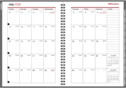 2026-2027 Office Depot® Brand Weekly/Monthly Academic Planner, 5
