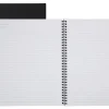 Office Depot® Brand Wirebound Business Notebook, Hard Back Cover, 8-7/8" x 11", 1 Subject, Narrow Ruled, 80 Sheets, Black