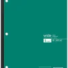 Office Depot® Brand Wireless Notebook, 8" x 10-1/2", Wide Ruled, 80 Sheets, Assorted Colors